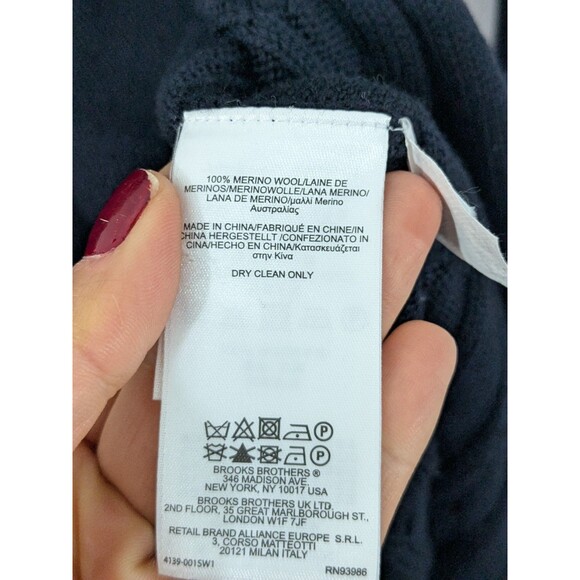 Brooks Brothers Navy Blue Women's Cardigan - Picture 8 of 9